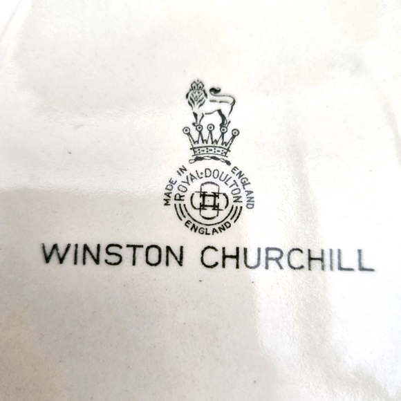 Royal Doulton Sir Winston Churchill Pitcher 9" - Picture 3 of 9